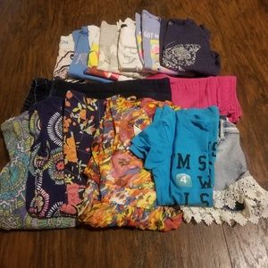 Lot of 16 girls 7-8 clothes